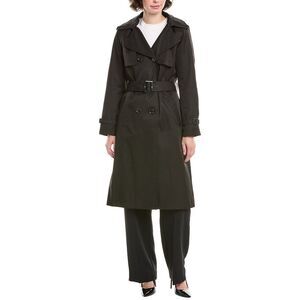 Sam Edelman Womens Trench Coat, Black